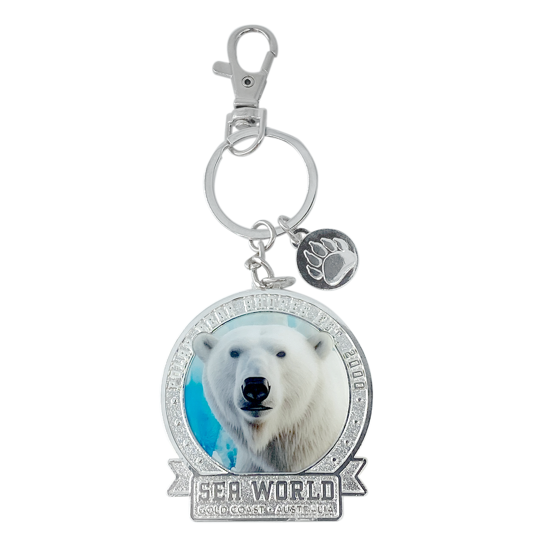 Sea World Polar Bear Keychain