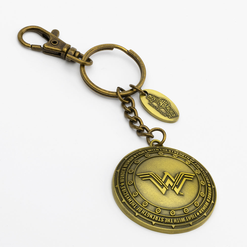 Wonder Woman Shield Metal Keyring