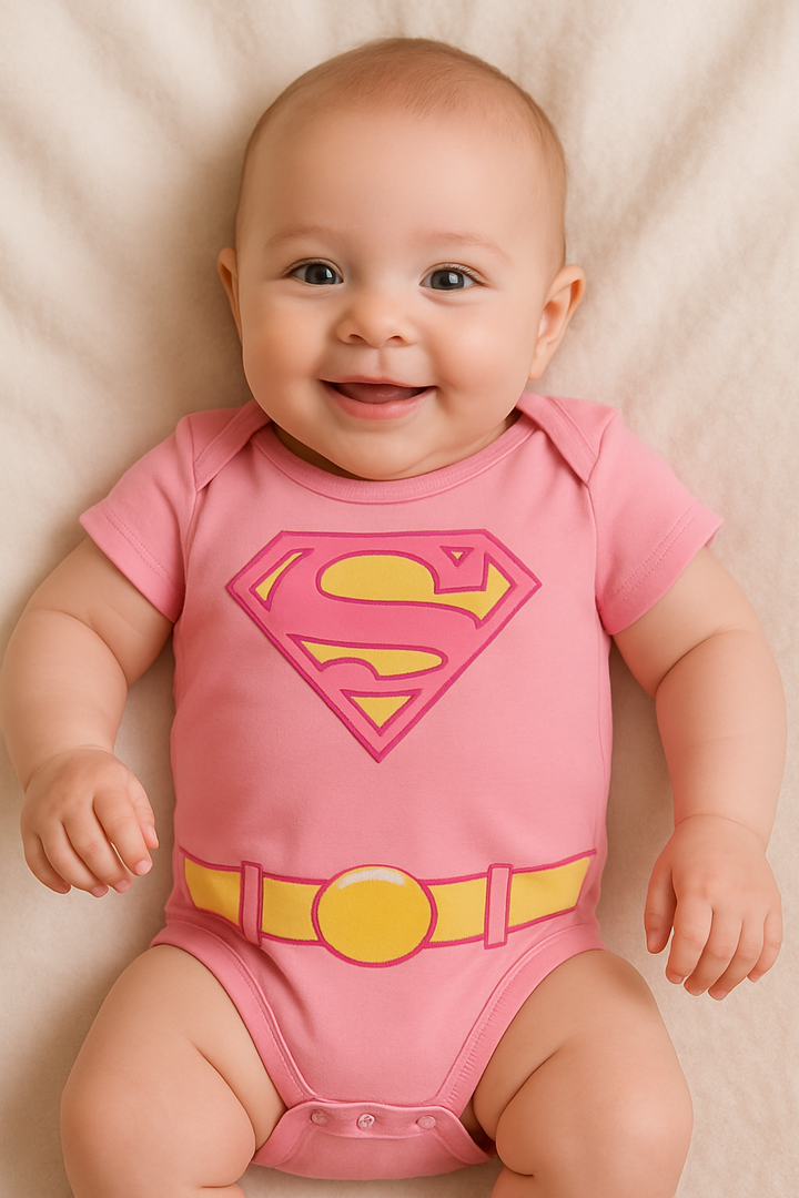 Romper and Bib Set Supergirl