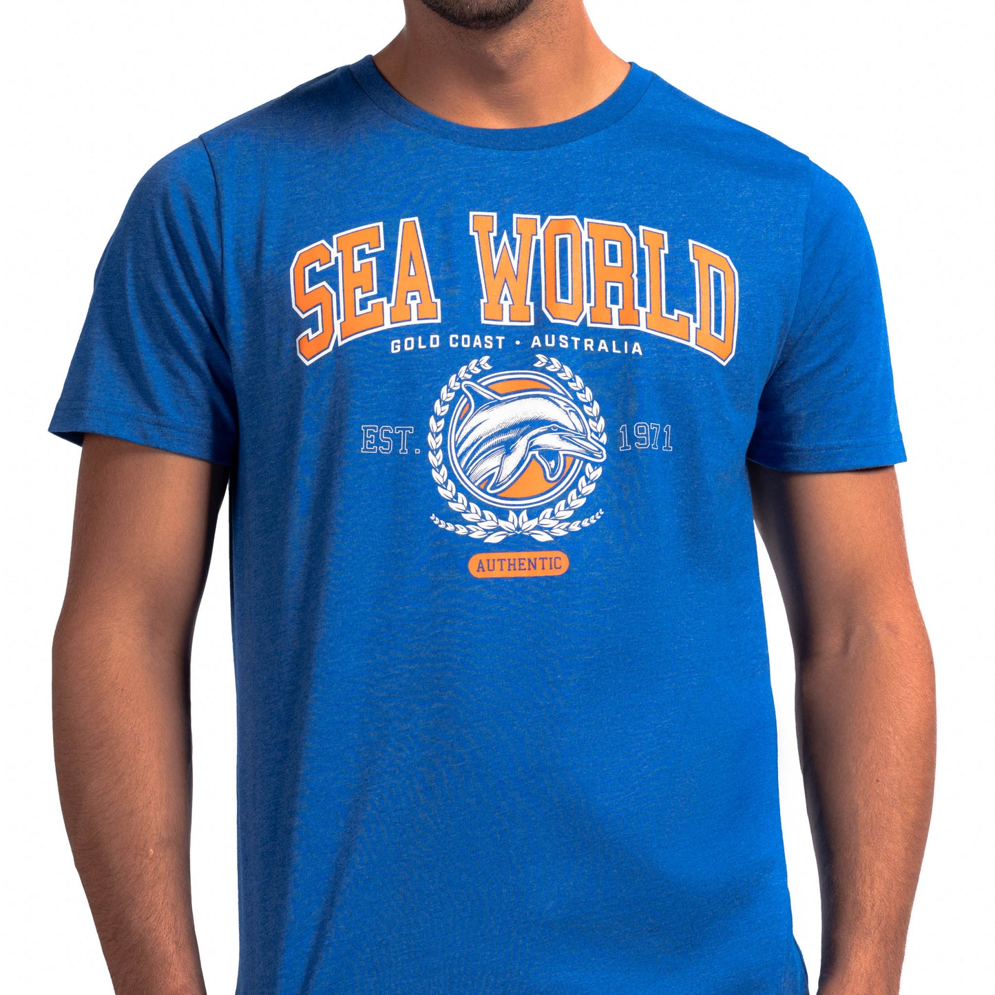 Sea World Varsity Adult T-shirt