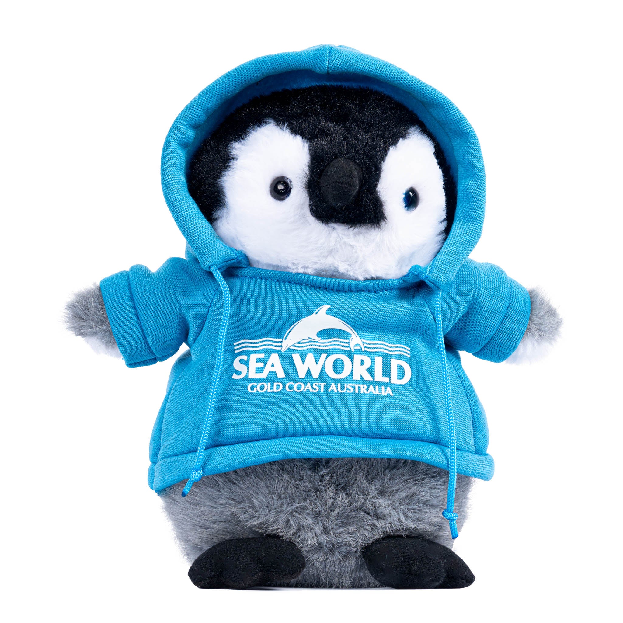 Sea World Baby Penguin with Removable Hoodie 8"