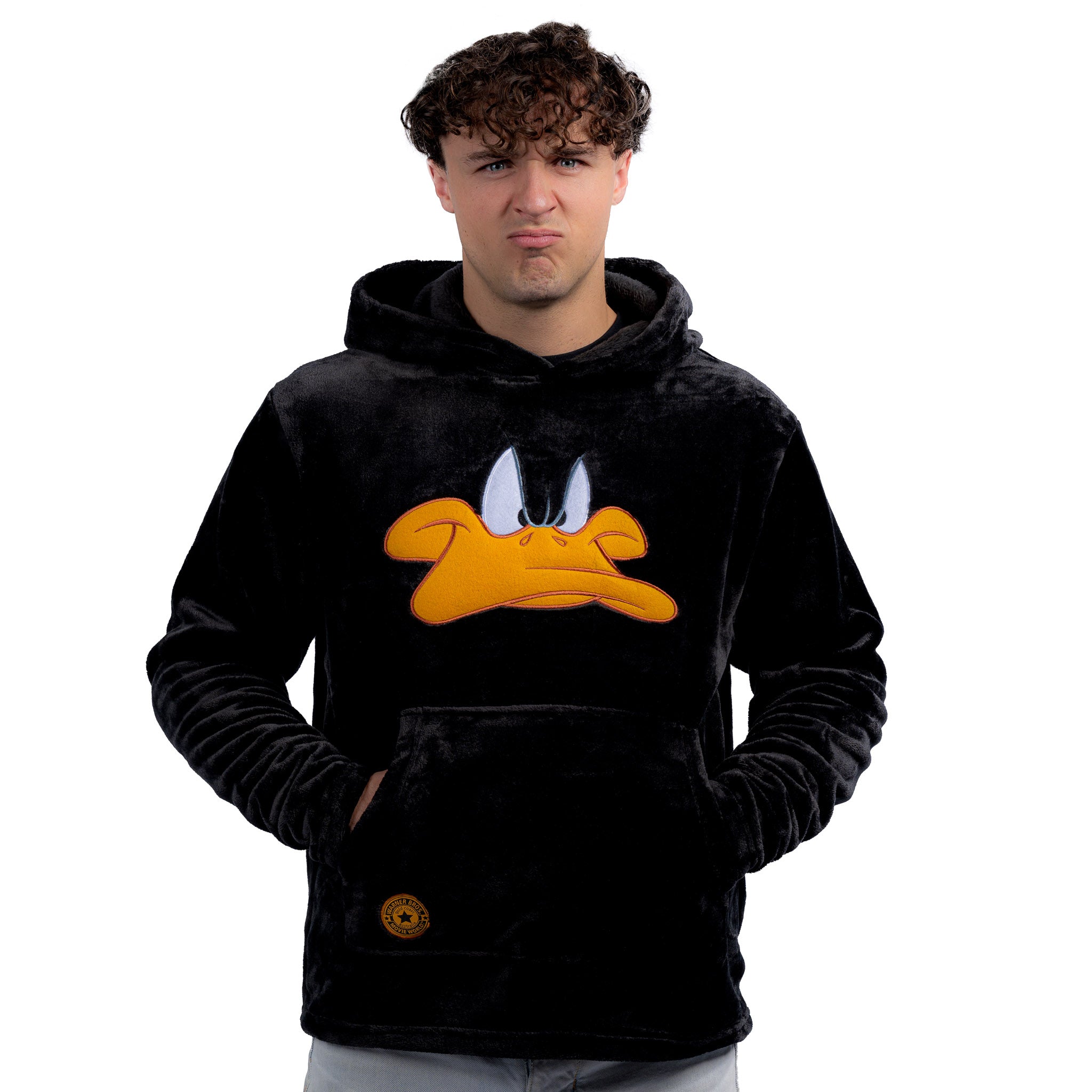 Daffy Duck Fluffy Adult Hoodie
