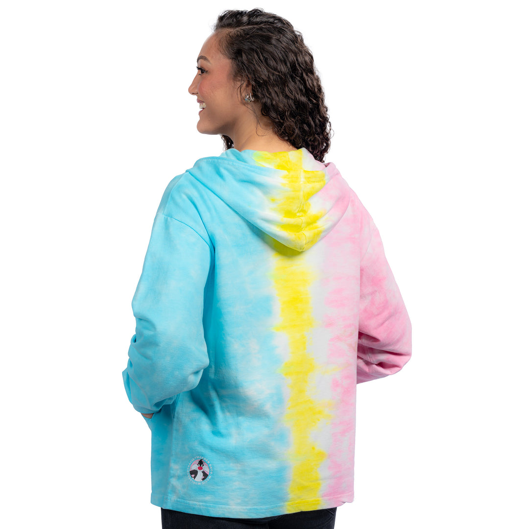 Tweety Tie Dye Adult Hoodie