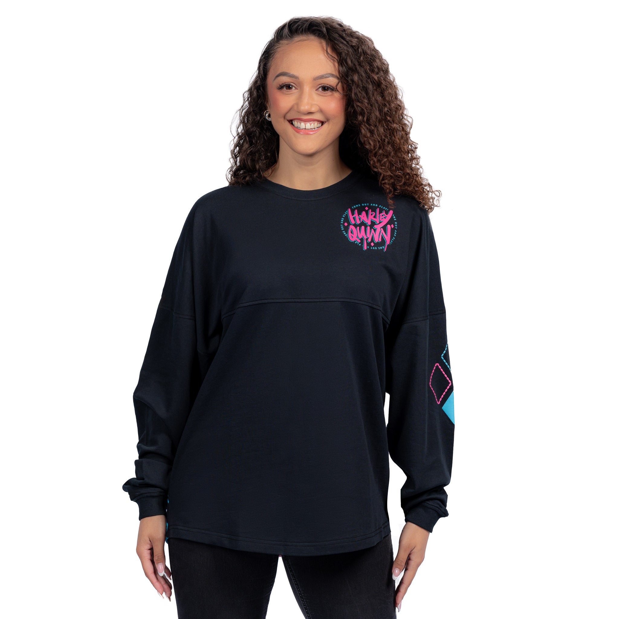 Harley Quinn Slouch Fit Adult Sweater