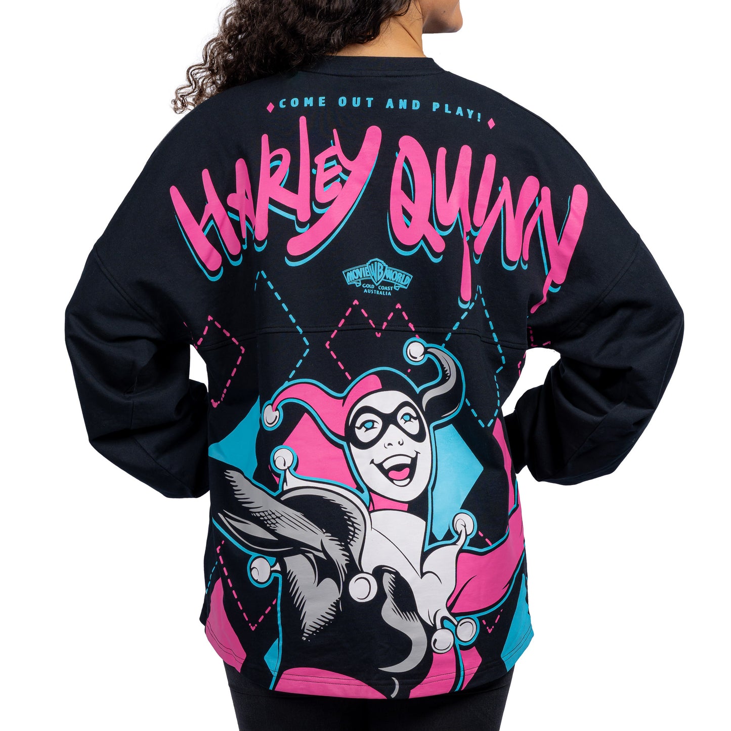 Harley Quinn Slouch Fit Adult Sweater