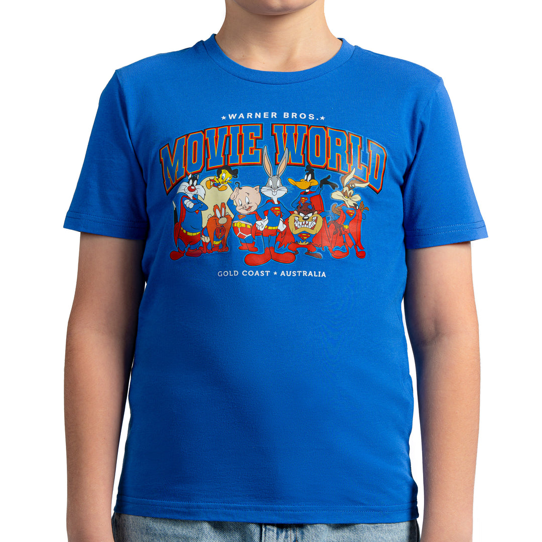 Superman & Looney Tunes Kids 'Mash Up' T-Shirt