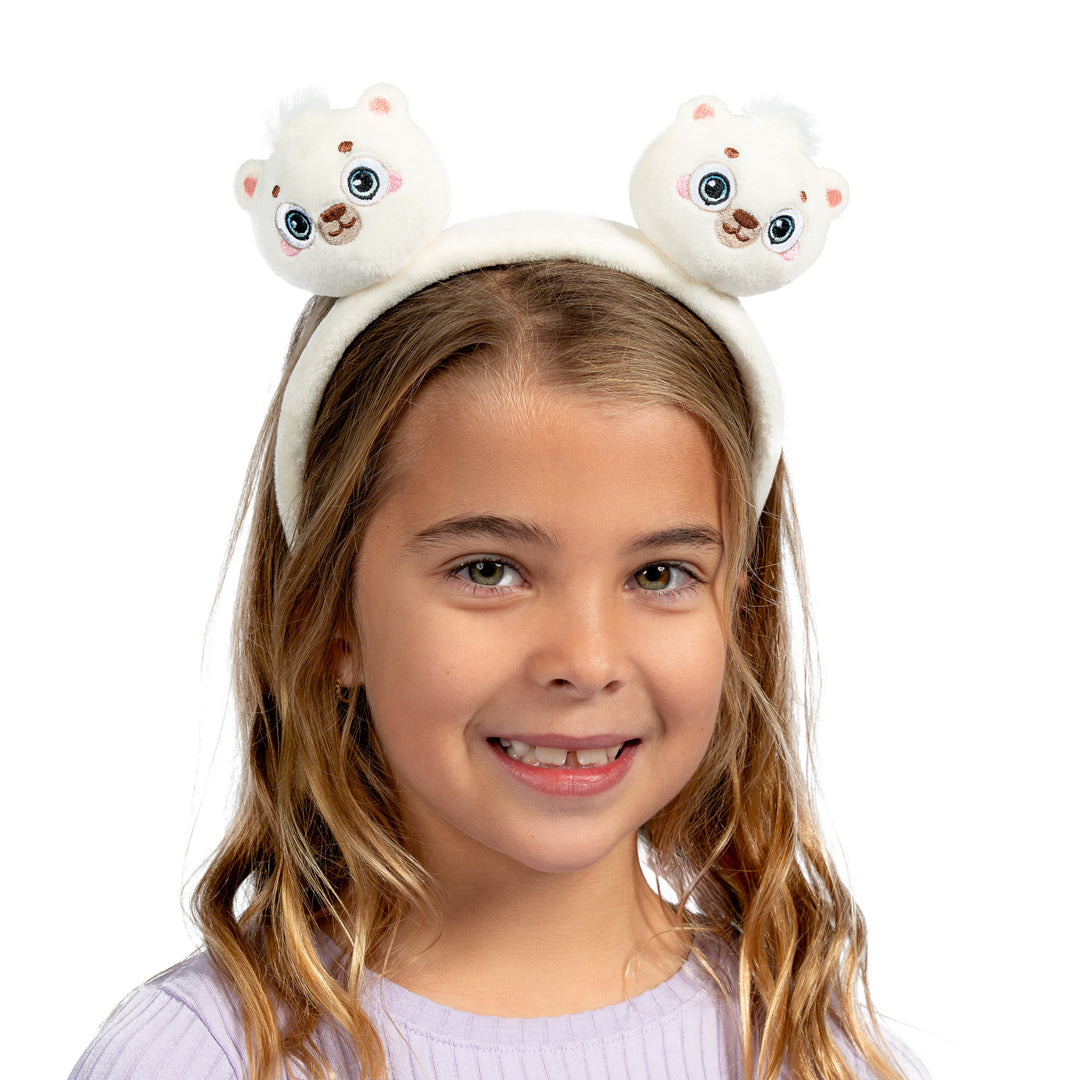 Polar Bear Plush Headband