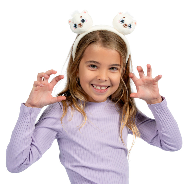 Polar Bear Plush Headband