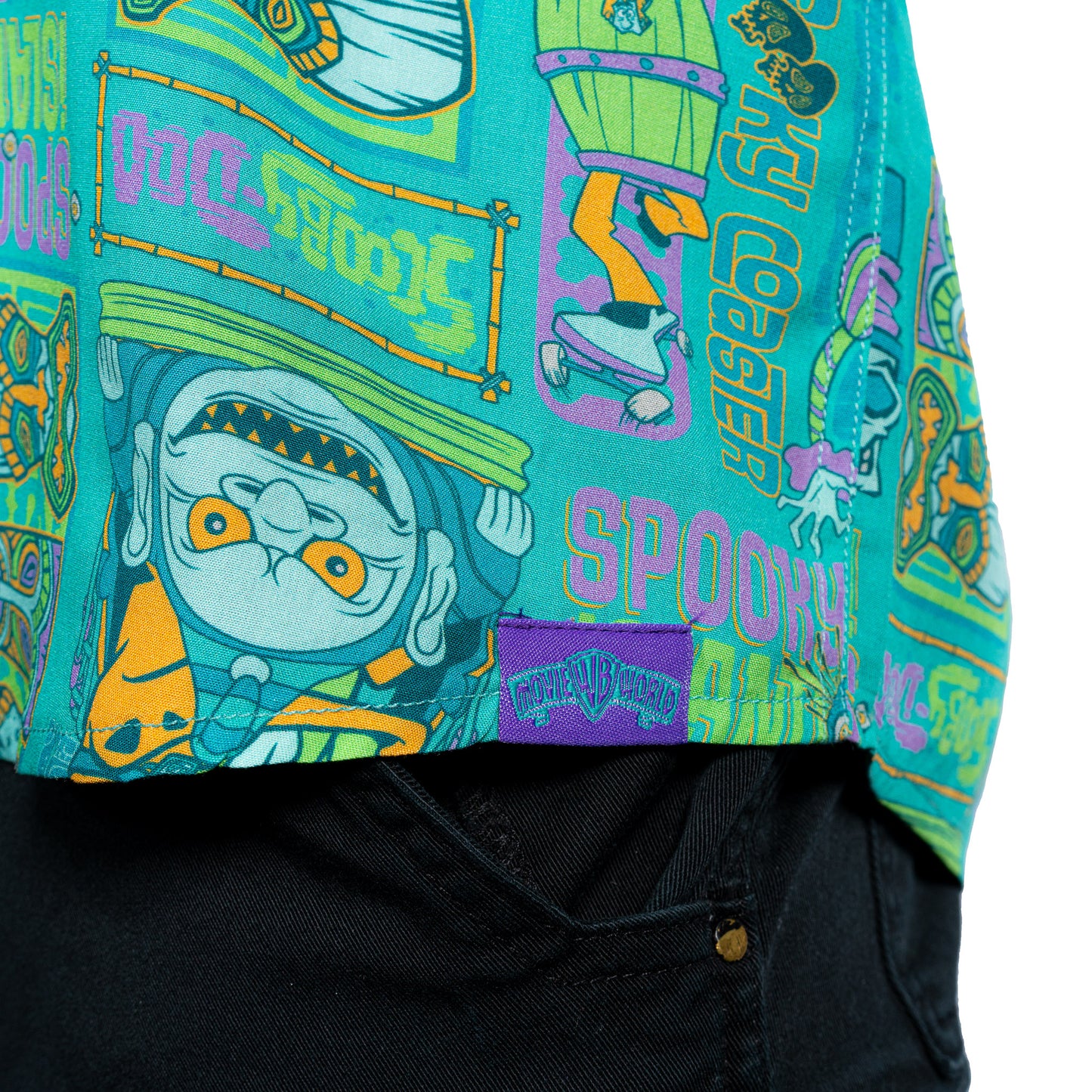Scooby Doo Adult Button Up Shirt