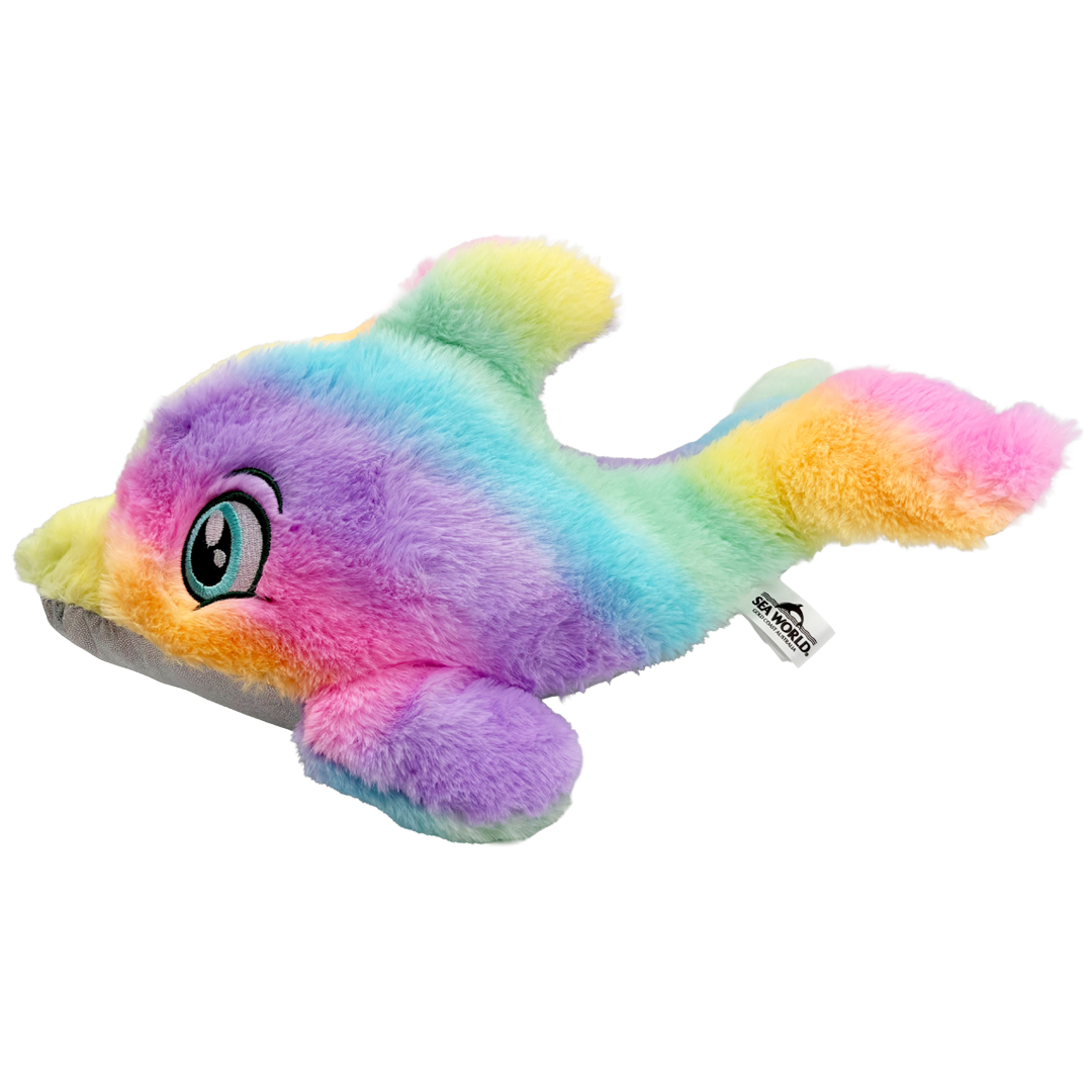 Rainbow Dolphin Plush 15"