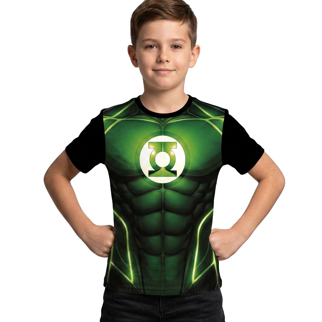 Green Lantern Cosplay Kids T-Shirt