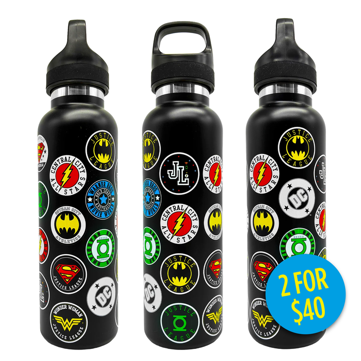 Justice League Metal Sipper Bottle