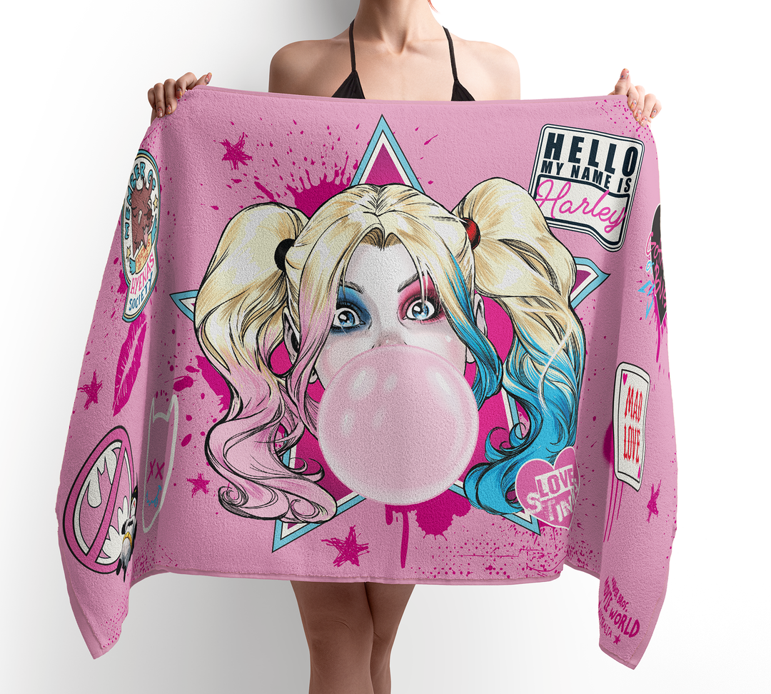 #Harley Quinn Towel