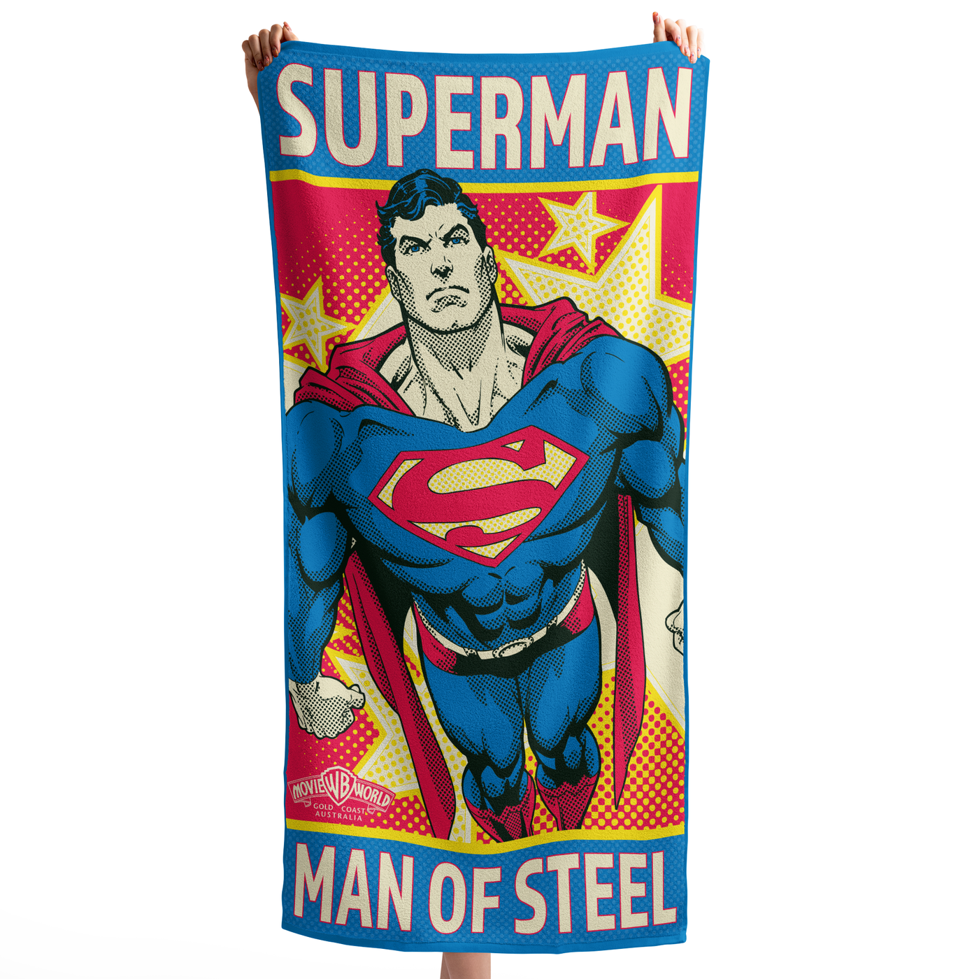 Superman Man of Steel Towel Village Roadshow Theme Parks