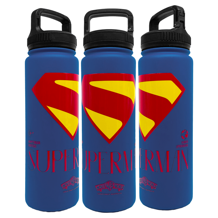 Superman Large Metal Sipper Bottle