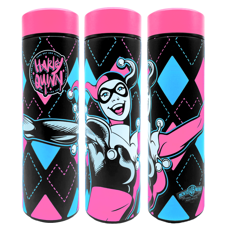 Harley Quinn Metal Sipper Bottle