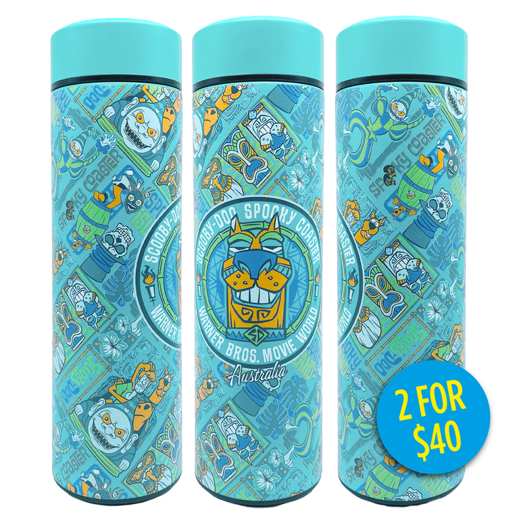 Scooby Doo Coaster Metal Sipper Bottle