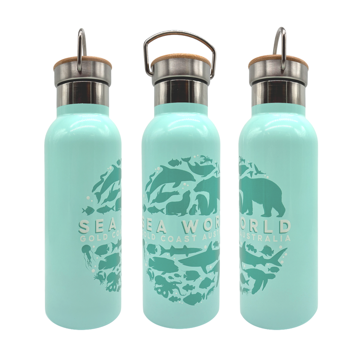 Sea World Metal Sipper Bottle