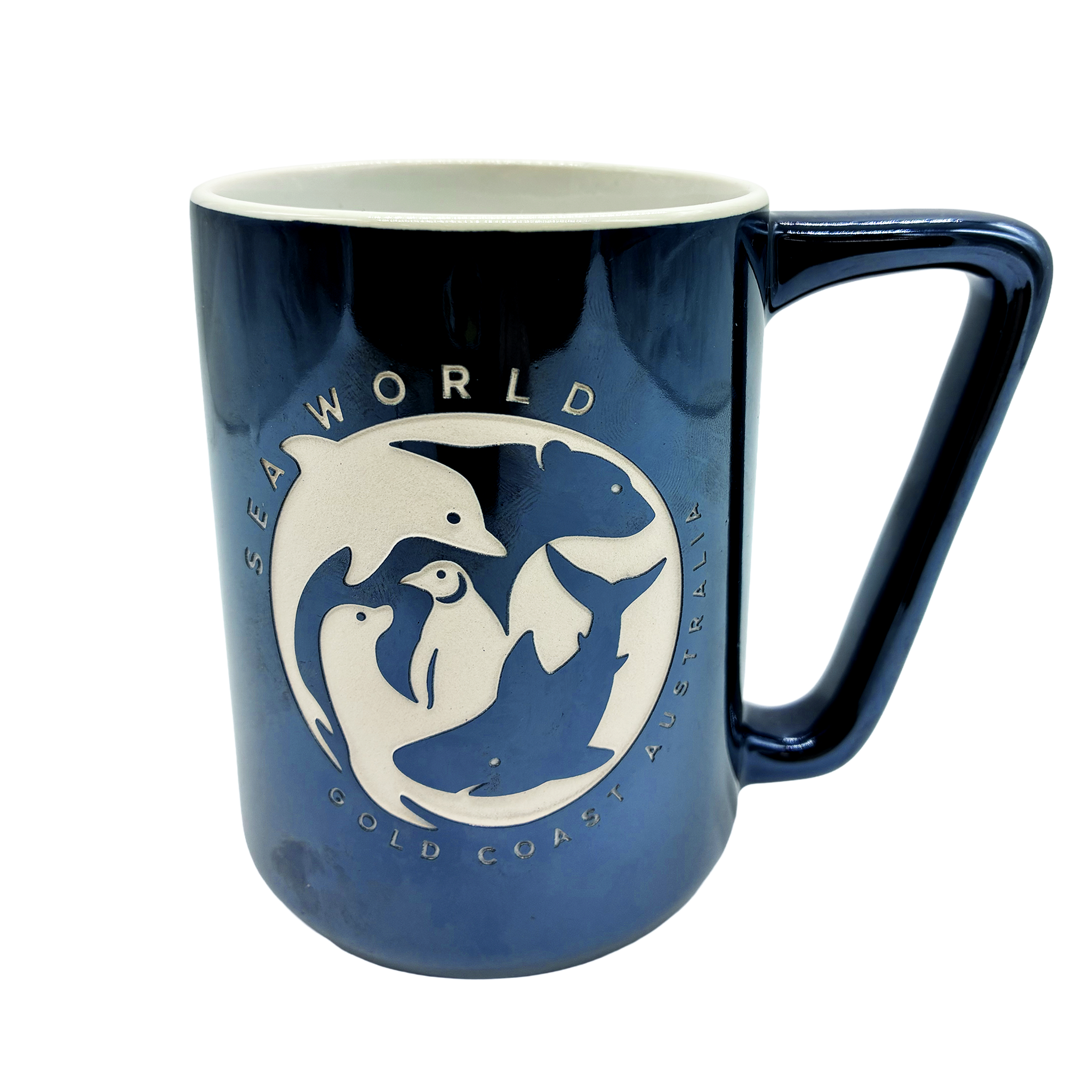 Sea World Metallic Animal Mug