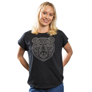 Polar Bear Adult T-shirt With Pearl Design