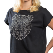 Polar Bear Adult T-shirt With Pearl Design