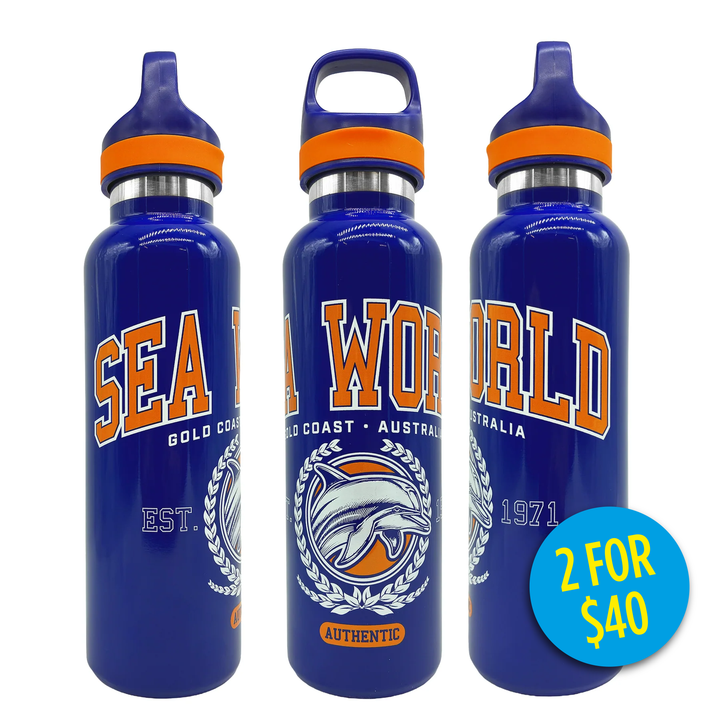 Sea World Metal Sipper Bottle