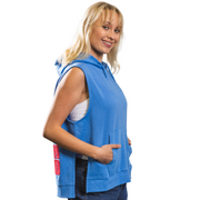 Supergirl Adult Fleece Hooded Tank