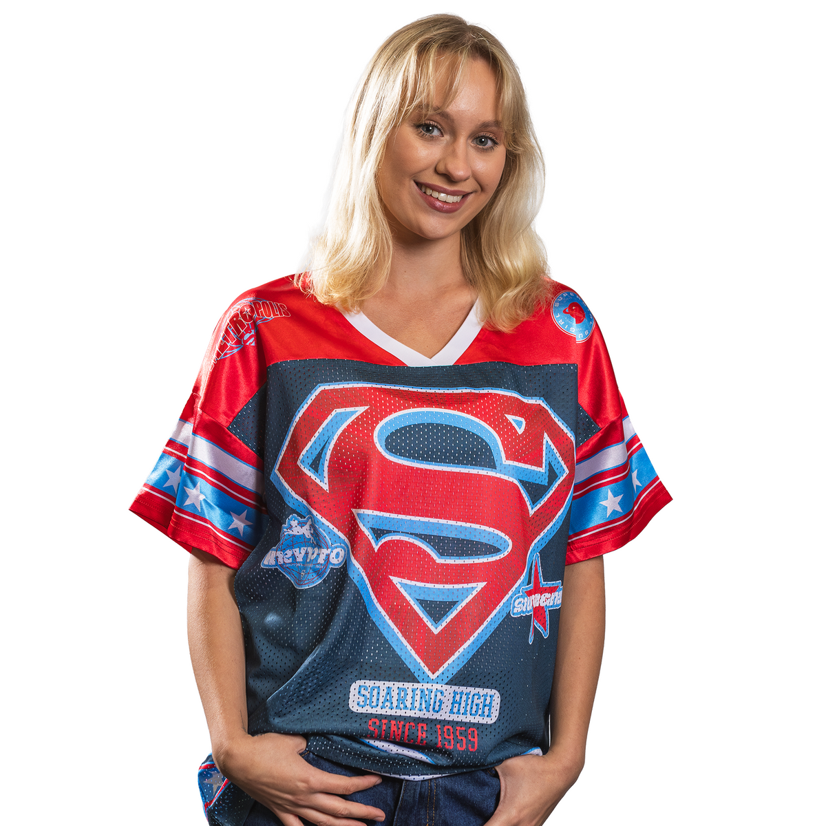 Supergirl Adult Sports Jersey