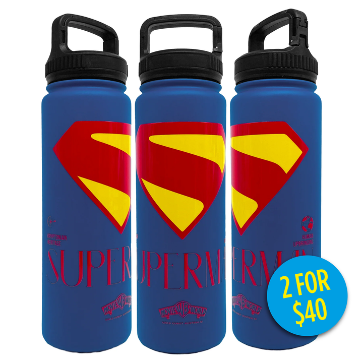 Superman Large Metal Sipper Bottle