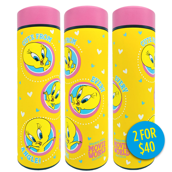 Tweety Cute Metal Sipper Bottle