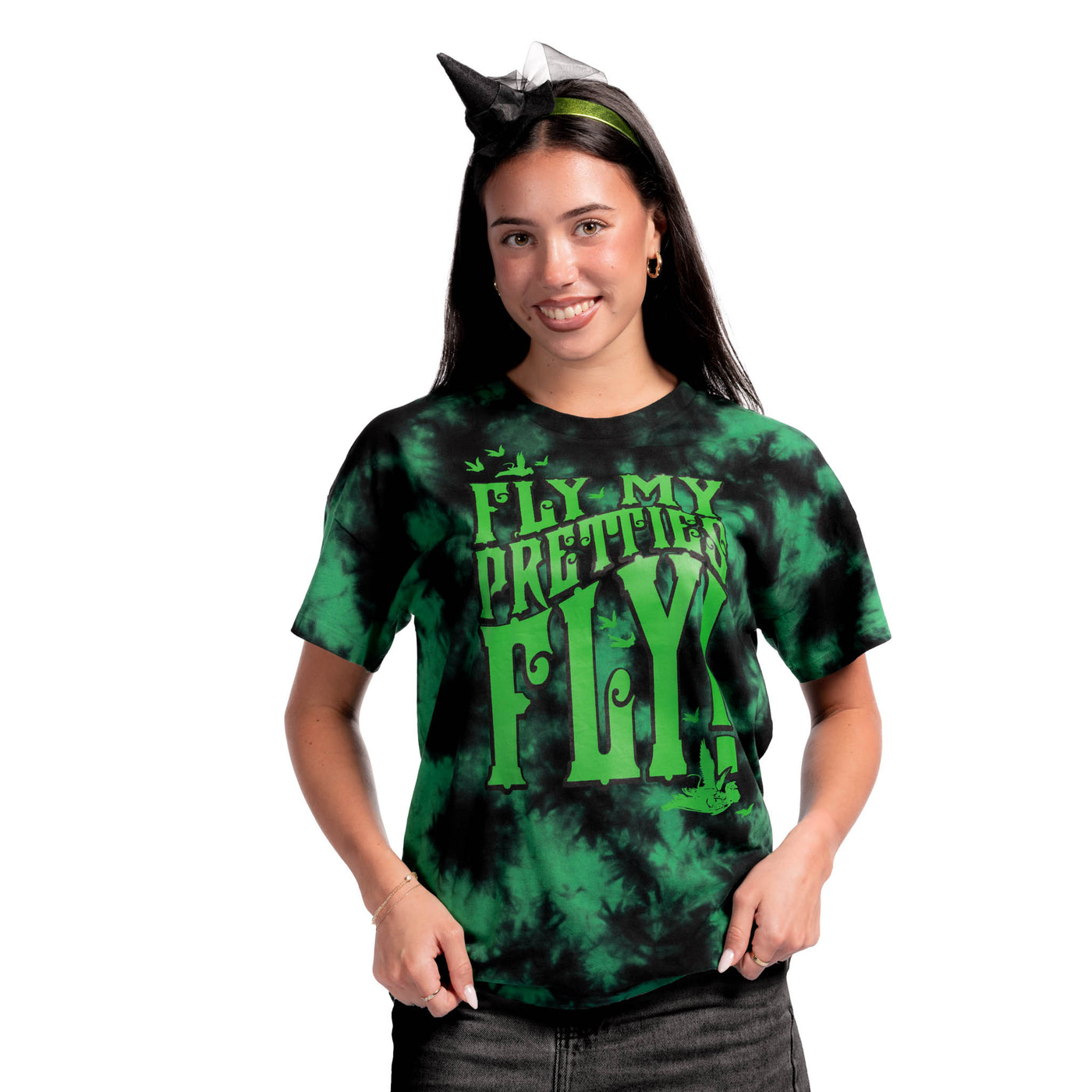 The Wizard of Oz Adults Wicked Witch Tie Dye T-shirt