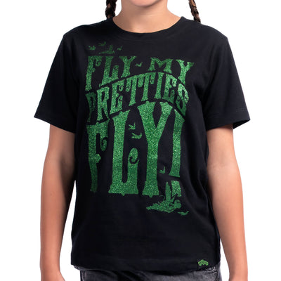 The Wizard of Oz Kids Caped Fly My Pretties T-shirt