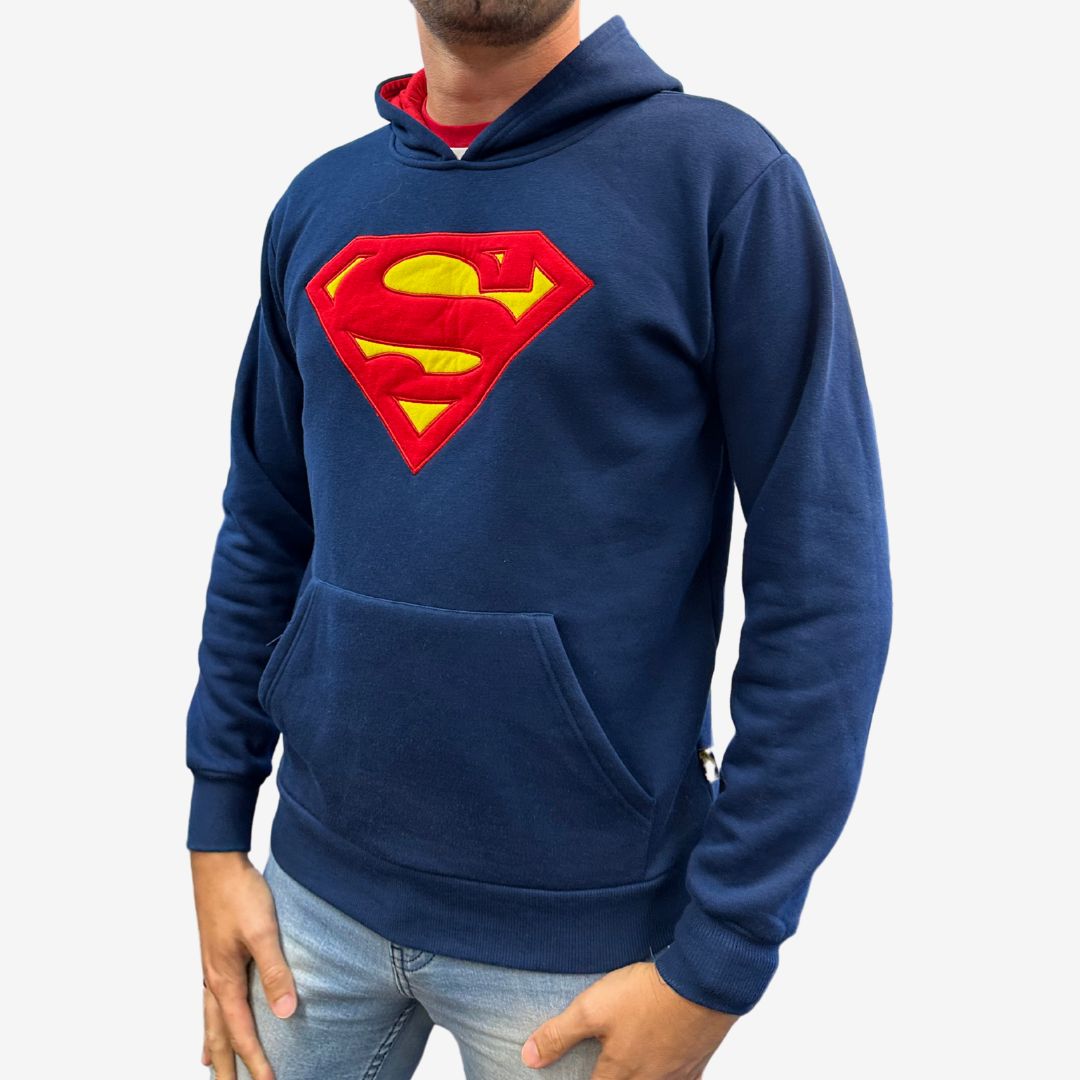 Superman Logo Adult Hoodie
