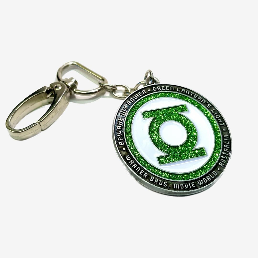 Green Lantern Logo Metal Keyring