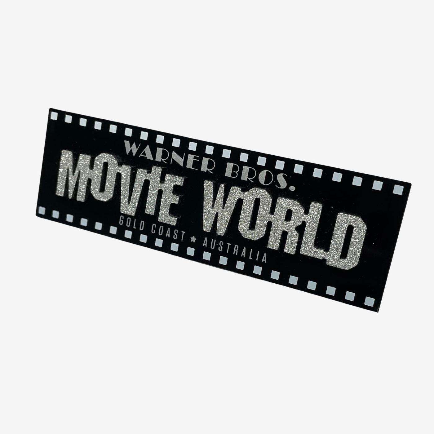 Warner Bros. Movie World Film Strip Glitter Magnet